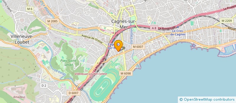 localisation de l'entreprise BY CONSTRUCTION 06 à CAGNES-SUR-MER