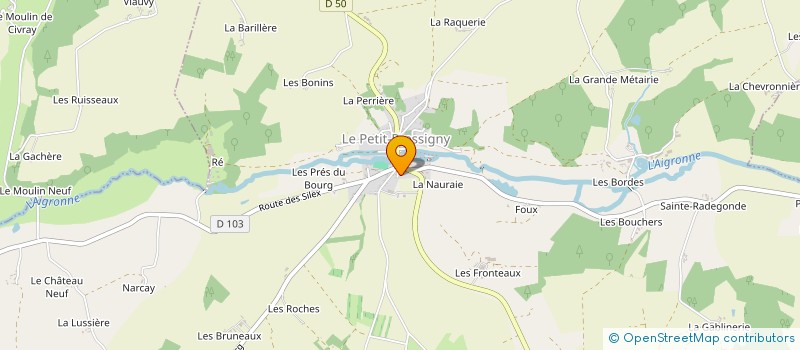 localisation de l'entreprise BY DALLAIS à LE PETIT-PRESSIGNY