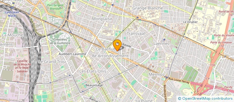 localisation de l'entreprise BY DOM GENE  LYON