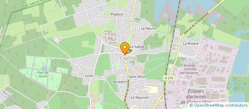 localisation de l'entreprise BY ELEC  LABARDE