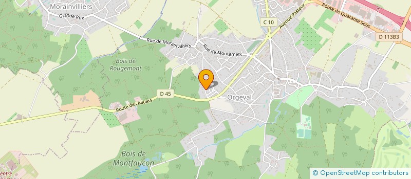 localisation de l'entreprise BY ELECTRICITE à ORGEVAL