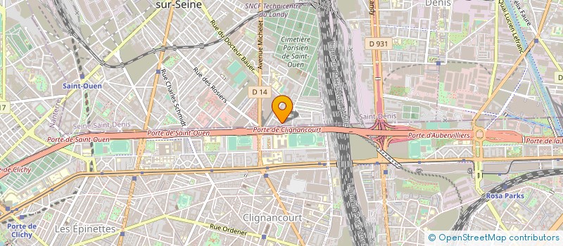 localisation de l'entreprise BY ESCENTIALS à SAINT-OUEN-SUR-SEINE