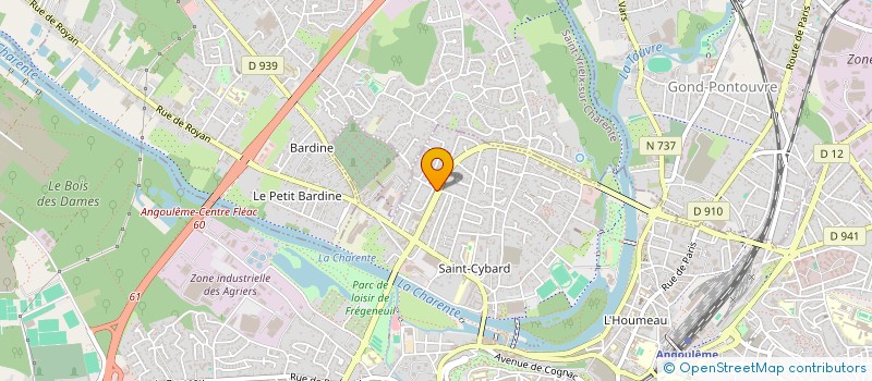 localisation de l'entreprise BY ETERNAL SKIN BEAUTY à ANGOULEME