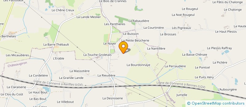 localisation de l'entreprise BY FAMILY  CHATEAUGIRON