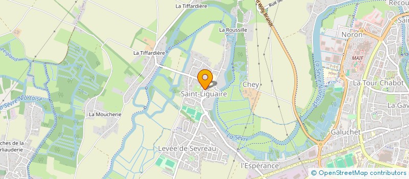 localisation de l'entreprise BY GAMES  NIORT