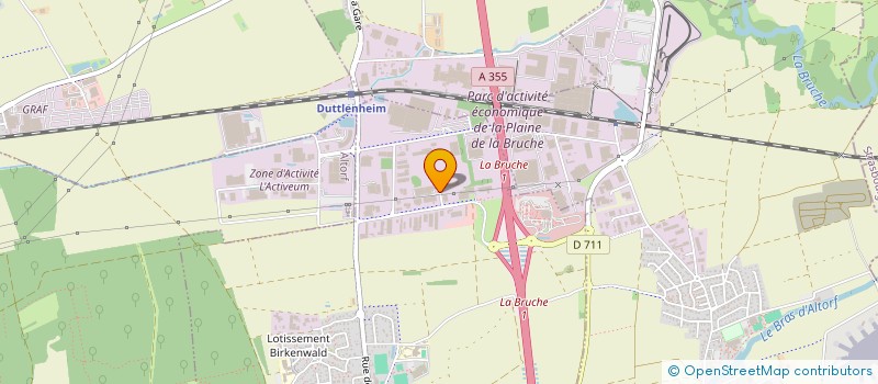 localisation de l'entreprise BY GARAGE SERVICE  DUTTLENHEIM