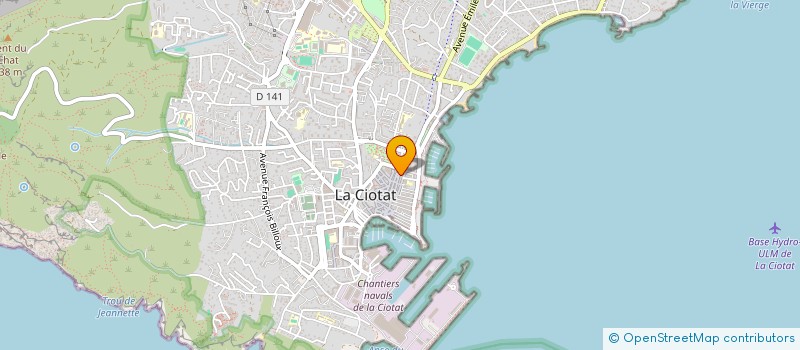 localisation de l'entreprise BY GAT CLUB  LA CIOTAT