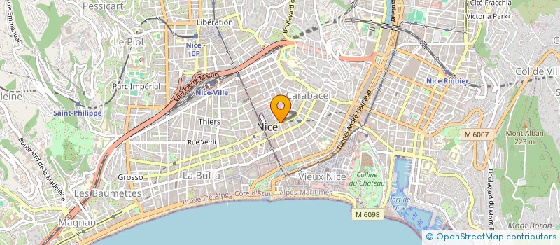 localisation de l'entreprise BY GESTION à NICE