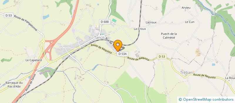 localisation de l'entreprise BY GROUP  TANUS