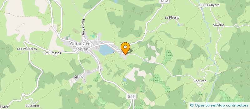 localisation de l'entreprise BY GUYOT  OUROUX-EN-MORVAN
