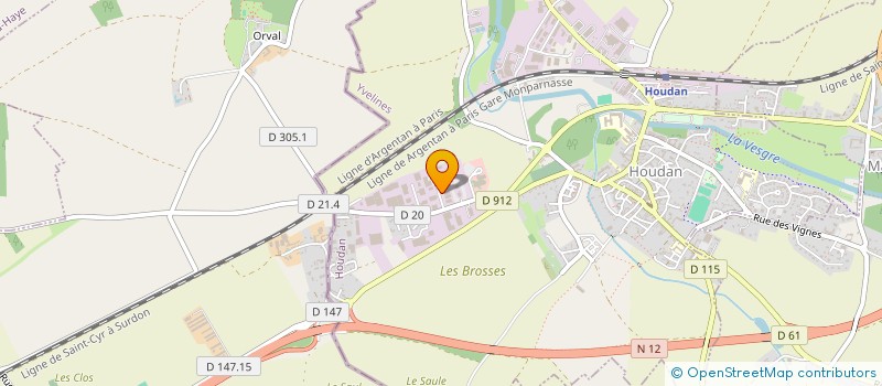 localisation de l'entreprise BY HOME SERVICE  HOUDAN