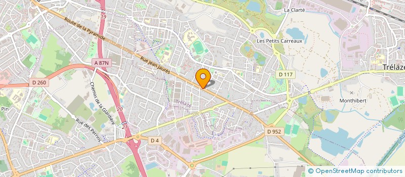 localisation de l'entreprise BY-IMMO  TRELAZE