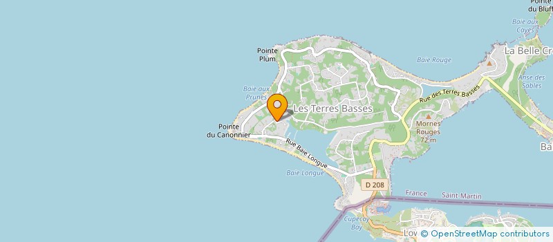 localisation de l'entreprise BY INGE-CO  SAINT MARTIN