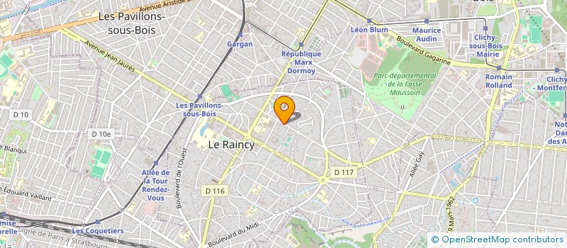 localisation de l'entreprise BY INGENIERIE SOLUTION à LE RAINCY