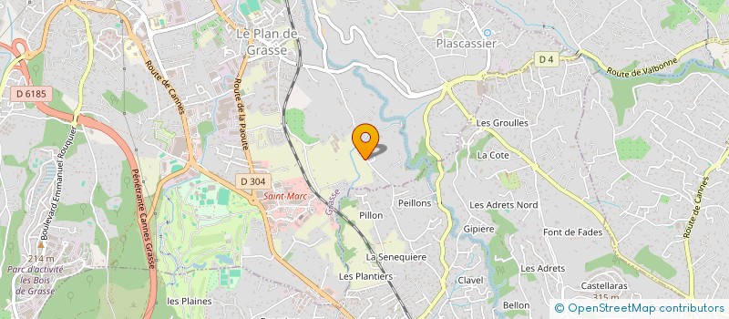 localisation de l'entreprise BY JULIA  GRASSE