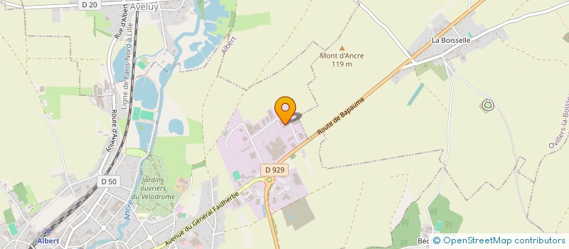 localisation de l'entreprise BY L J  ALBERT