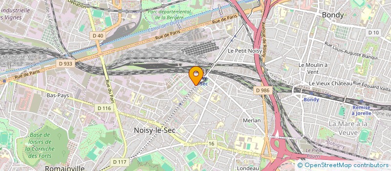 localisation de l'entreprise BY M.G.  NOISY-LE-SEC