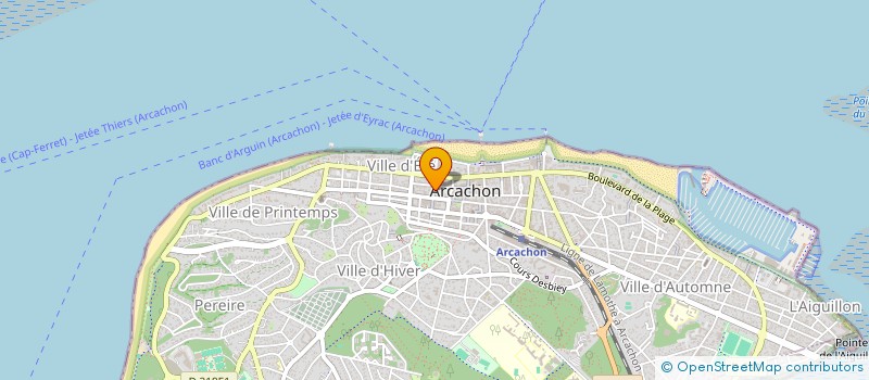 localisation de l'entreprise BY MADENN à ARCACHON