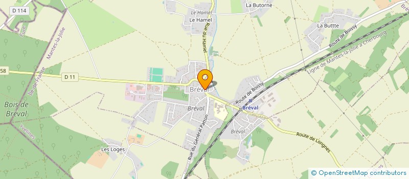 localisation de l'entreprise BY MARGAUX  BREVAL