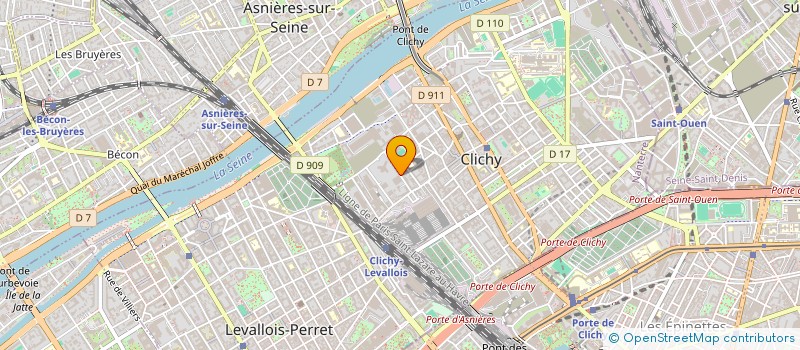 localisation de l'entreprise BY MARY à CLICHY