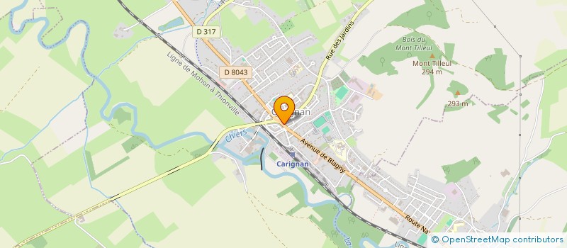 localisation de l'entreprise BY MAURANE COIFFURE  CARIGNAN