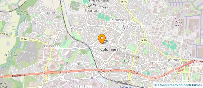 localisation de l'entreprise BY MAUVE à COLOMIERS