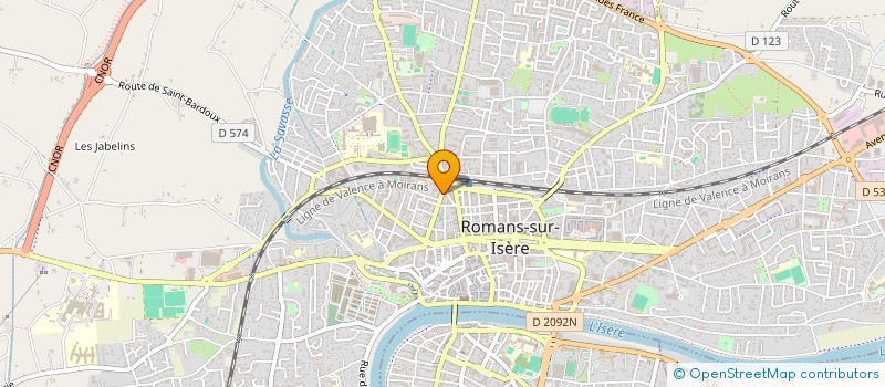 localisation de l'entreprise BY MICRO  ROMANS-SUR-ISERE