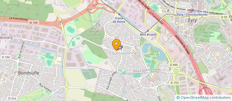 localisation de l'entreprise BY MY CAR  EVRY-COURCOURONNES