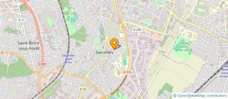 localisation de l'entreprise BY MY MUSIC à SARCELLES