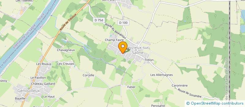 localisation de l'entreprise BY N&S  PEYZIEUX-SUR-SAONE