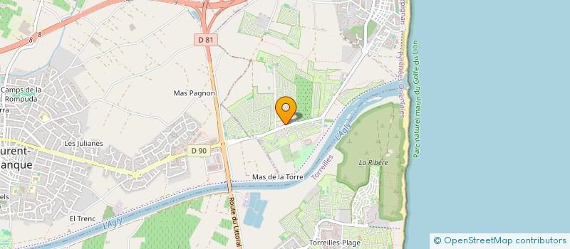 localisation de l'entreprise BY NAI'A  LE BARCARES