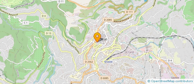 localisation de l'entreprise BY NAT PHARMA à GRASSE