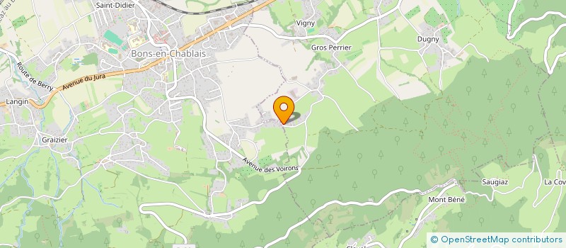 localisation de l'entreprise BY ONE  BRENTHONNE