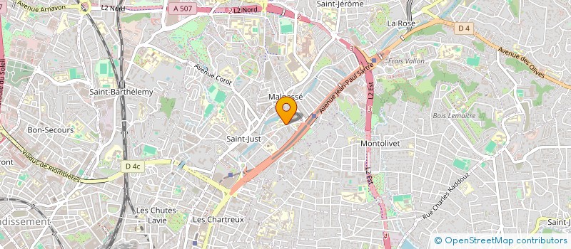 localisation de l'entreprise BY'PEINTURE  MARSEILLE