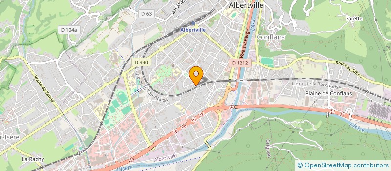 localisation de l'entreprise BY PLAC  ALBERTVILLE