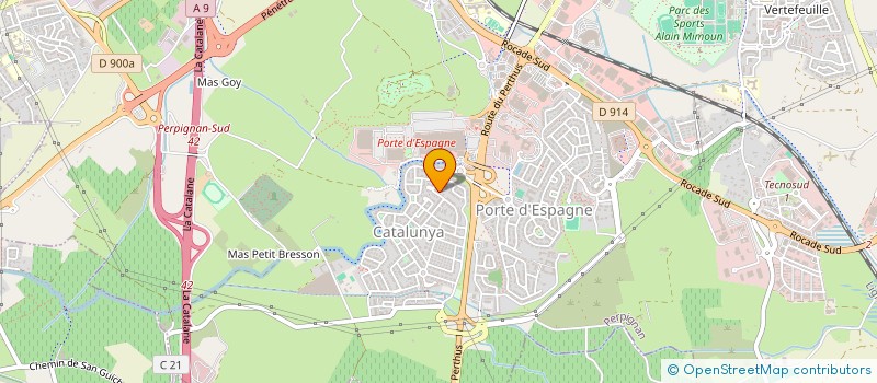 localisation de l'entreprise BY POUPLIER  PERPIGNAN