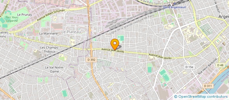 localisation de l'entreprise BY'S COSMIC  ARGENTEUIL