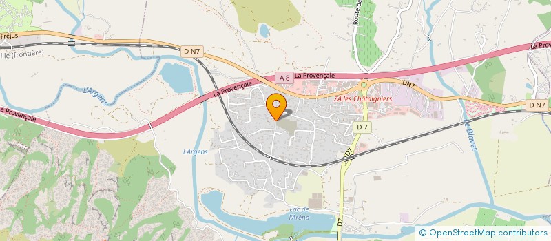 localisation de l'entreprise BY SANTE CONSULTING  ROQUEBRUNE-SUR-ARGENS