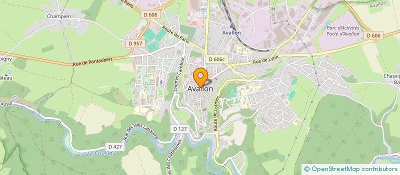 localisation de l'entreprise BY-SHA  AVALLON