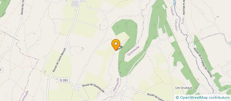 localisation de l'entreprise BY SPOC.  TOURGEVILLE