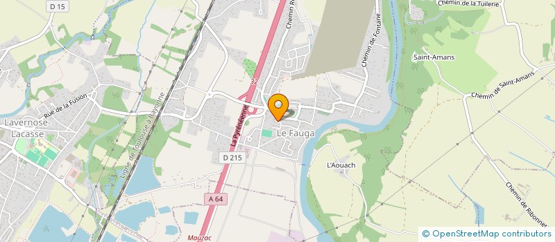 localisation de l'entreprise BY. STRATEGIES  LE FAUGA