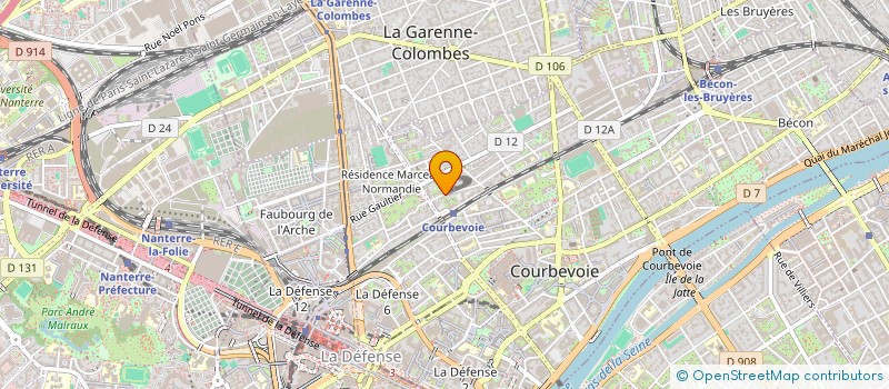 localisation de l'entreprise BY THE FRENCH à COURBEVOIE