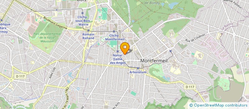 localisation de l'entreprise BY THE KAT PRODUCTIONS  MONTFERMEIL