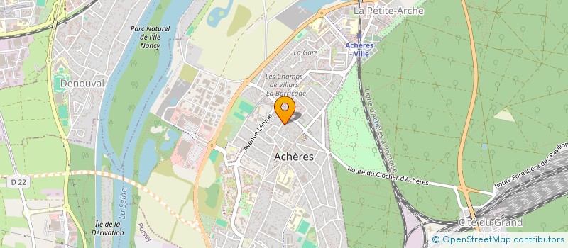 localisation de l'entreprise BY TRANS  ACHERES