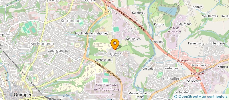 localisation de l'entreprise BY VAN  QUIMPER