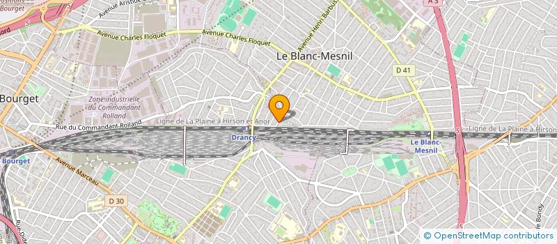 localisation de l'entreprise BY VTC CAR à DRANCY