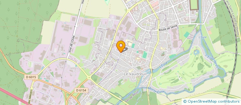 localisation de l'entreprise BYA  LE VAUDREUIL