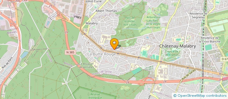 localisation de l'entreprise BYA TRANSPORT  CHATENAY-MALABRY