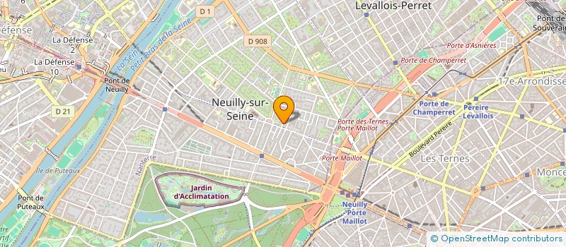 localisation de l'entreprise BYANSS1  NEUILLY-SUR-SEINE