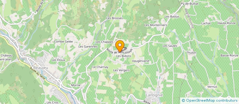 localisation de l'entreprise BYB  LANTIGNIE